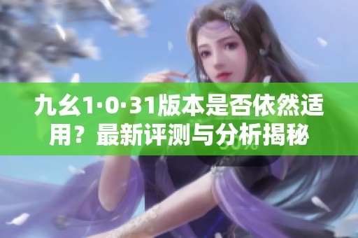 九幺1·0·31版本是否依然适用？最新评测与分析揭秘