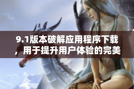 9.1版本破解应用程序下载，用于提升用户体验的完美选择
