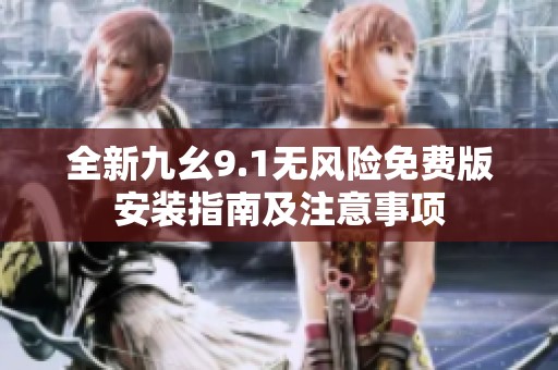 全新九幺9.1无风险免费版安装指南及注意事项
