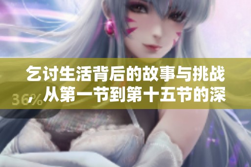 乞讨生活背后的故事与挑战，从第一节到第十五节的深度探讨