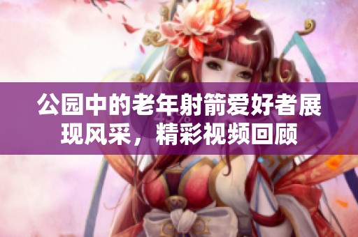 公园中的老年射箭爱好者展现风采，精彩视频回顾
