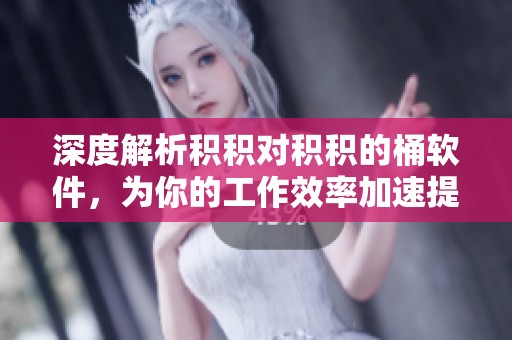 深度解析积积对积积的桶软件，为你的工作效率加速提升
