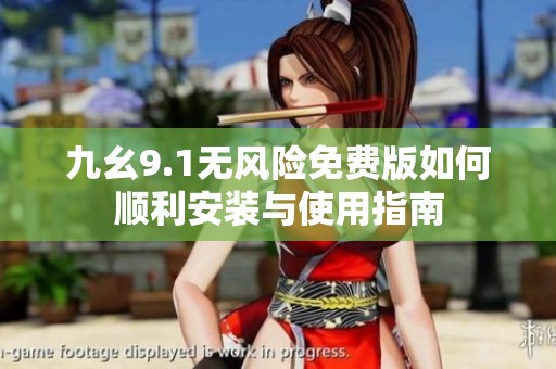 九幺9.1无风险免费版如何顺利安装与使用指南