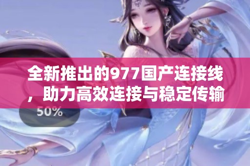 全新推出的977国产连接线，助力高效连接与稳定传输