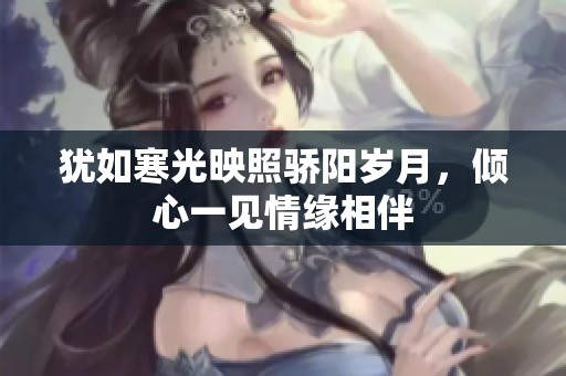 犹如寒光映照骄阳岁月，倾心一见情缘相伴