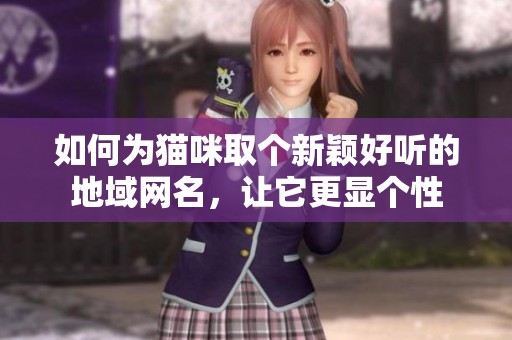如何为猫咪取个新颖好听的地域网名，让它更显个性