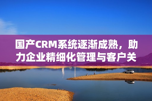 国产CRM系统逐渐成熟，助力企业精细化管理与客户关系优化